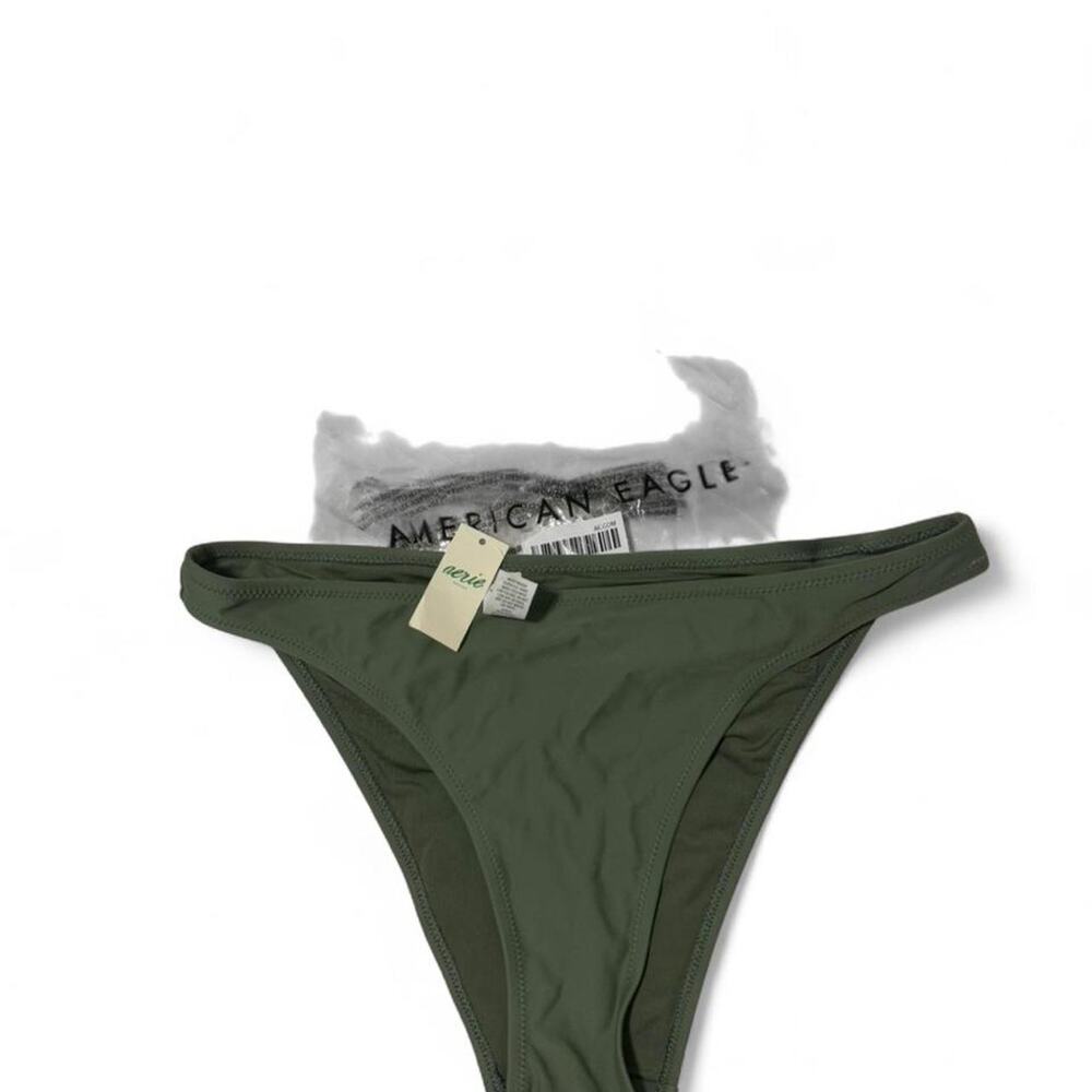 Aerie green bikini bottoms cheeky Size medium new with tag NWT